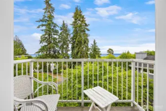 Balcony off second level bedroom