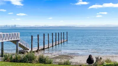 Property is minutes away from the Community Dock