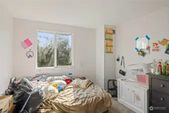 Bedroom, occupied unit