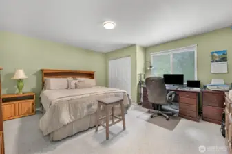 The main-level bedroom is enormous too!