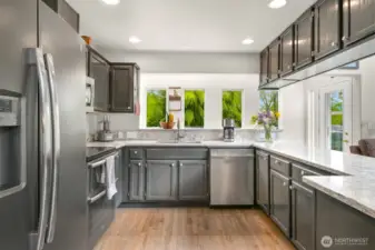 Granite + stainless steel-- an undefeated combination