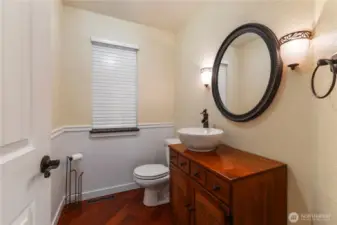 Downstairs half bath