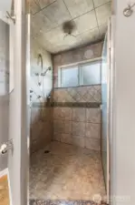 Walk in shower