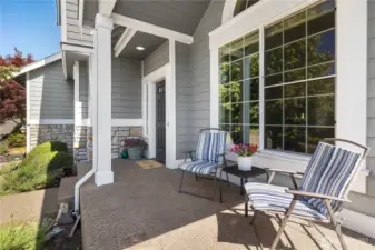 Lovely porch for relaxing ...
