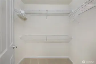 Walk-in Closet in Primary Bedroom.