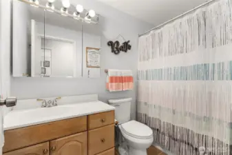 Guest Hallway Full Bath, upstairs