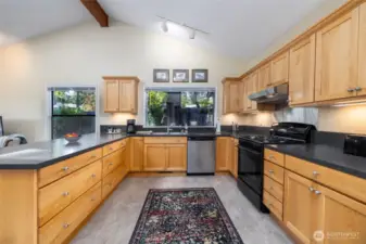 Spacious kitchen