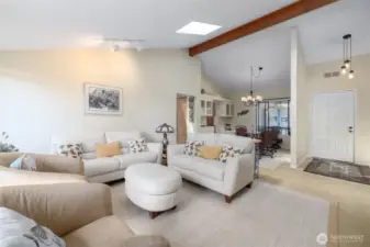 Great room looking toward the living room
