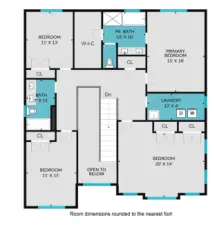 Upper Level Floor Plan