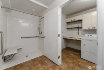 Wheelchair accessible bath