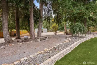 Curb scaping on property