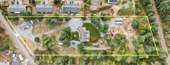 Home has a survey for property boundaries