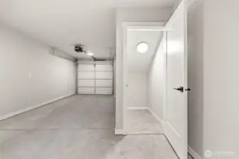 More storage in the garage.