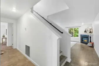 Top of stairs on main level