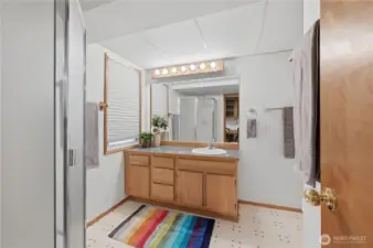 Large 3/4 Bath in the Lower Level