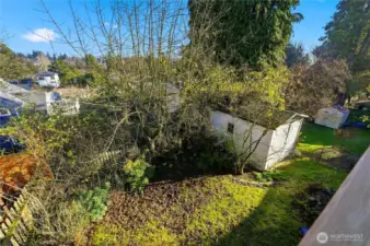 View of the Backyard from the Upper Deck