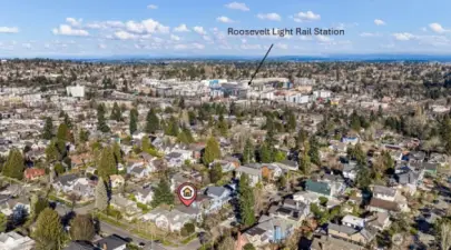 Walk to Roosevelt Light Rail and Whole Foods from this home