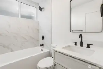 Main floor full bath