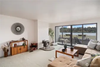 Large gathering area that showcases the entrance to Admiralty Bay