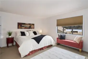 Considered the Primary Bedroom with views that are beautiful. Each bedroom has an outside entrance for a single rental.