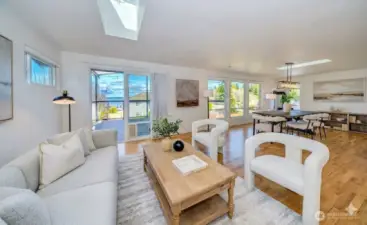 Every corner of this level is designed to maximize light and space.