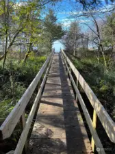 Boardwalk to beach access