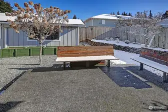 Low Maintenance Backyard w/ Shop/Cart Garage Detached~