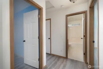 Upstairs hallway.