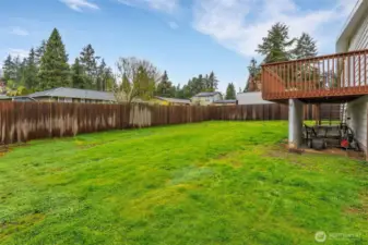 6 foot privacy fence.