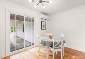 French door access to private patio and back yard