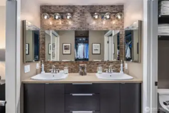 Double Vanities in the Primary