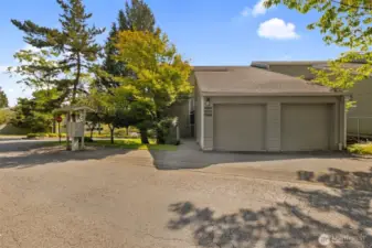 Sidewalk to your Front Entry adjacent to this Garage