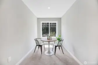 Upstairs bonus nook. Previous built Peak house. Finishes may be different.