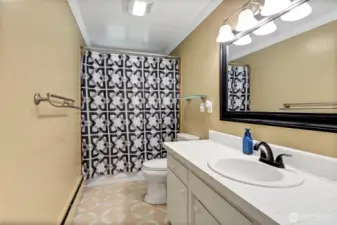 Main, full bathroom.