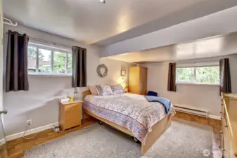 Spacious and bright main bedroom with 3 closets