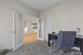 Bedroom 2, French doors