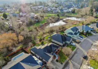 Aerial View-Greenbelt, Trails