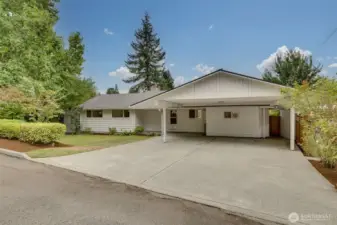 "Welcome to this well-maintained midcentury gem in Bellevue’s Lake Hills! Featuring convenient storage cabinets beside the garage and a spacious garden shed on the left of the home. Easily enclose the 2 car carport and create a 2 car garage. A must-see property you won’t want to miss!"