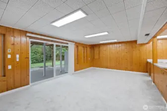 Huge basement for entertaining, play room, bonus room, lower level living.