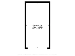 The garden shed up front, great place to keep all your yard tools and mower. So big it will house even more than that.