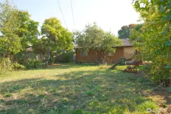 The home is on a great lot!