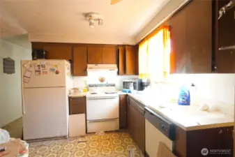 View of the kitchen