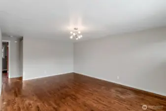 Same living room without staging