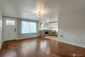 Showing kitchen entrance