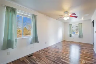 Over-sized 3 bedroom.