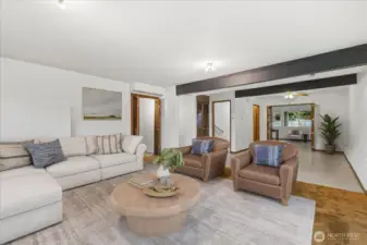 Entertainment Space in Basement