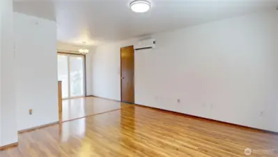 Enter the home into the expansive living room