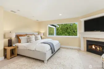 Primary suite on the 2nd fl.