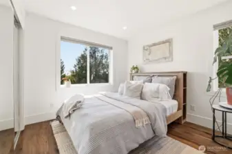 Private third-floor bedroom for guests