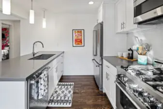 Kitchen and whole house was remodeled in 2017